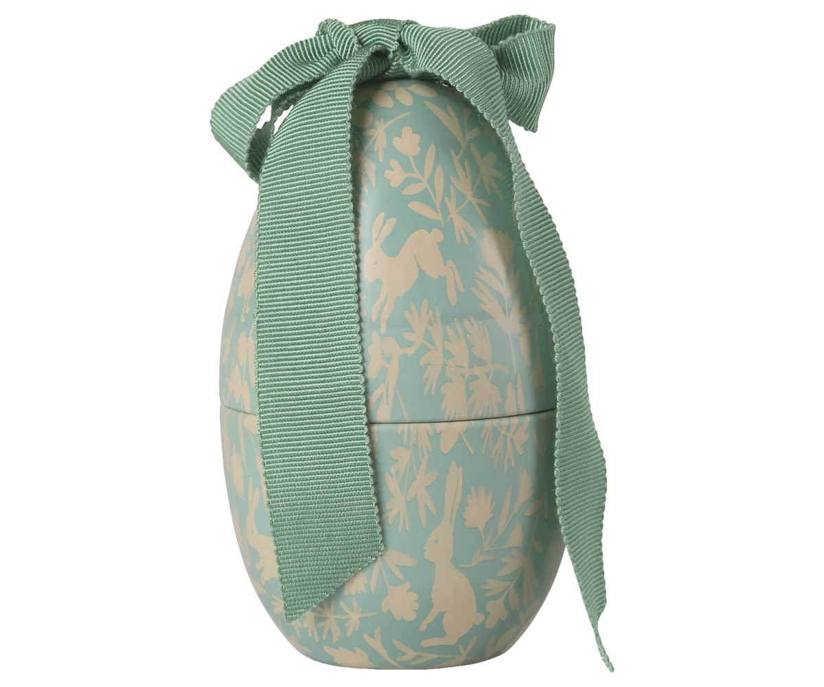 Easter egg small cream Dusty mint - Maileg