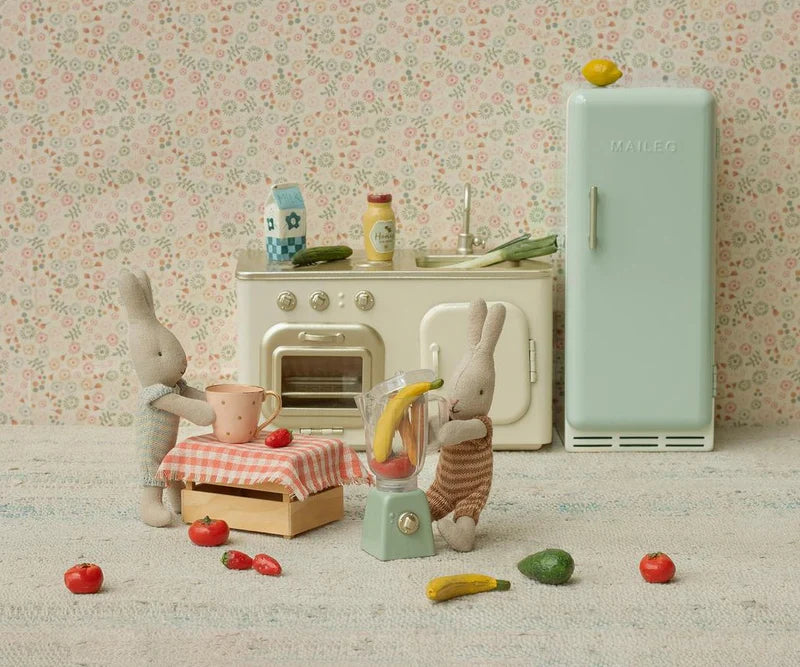 Miniature fridge mint - Maileg
