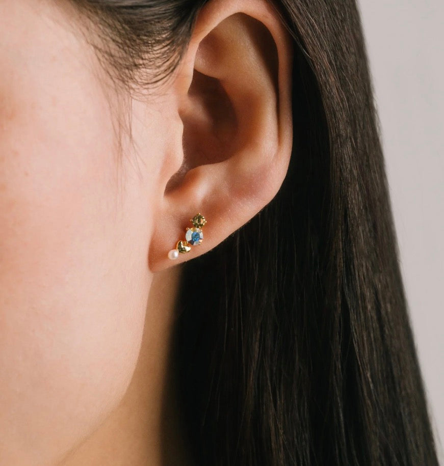 Amorette climber earrings yellow