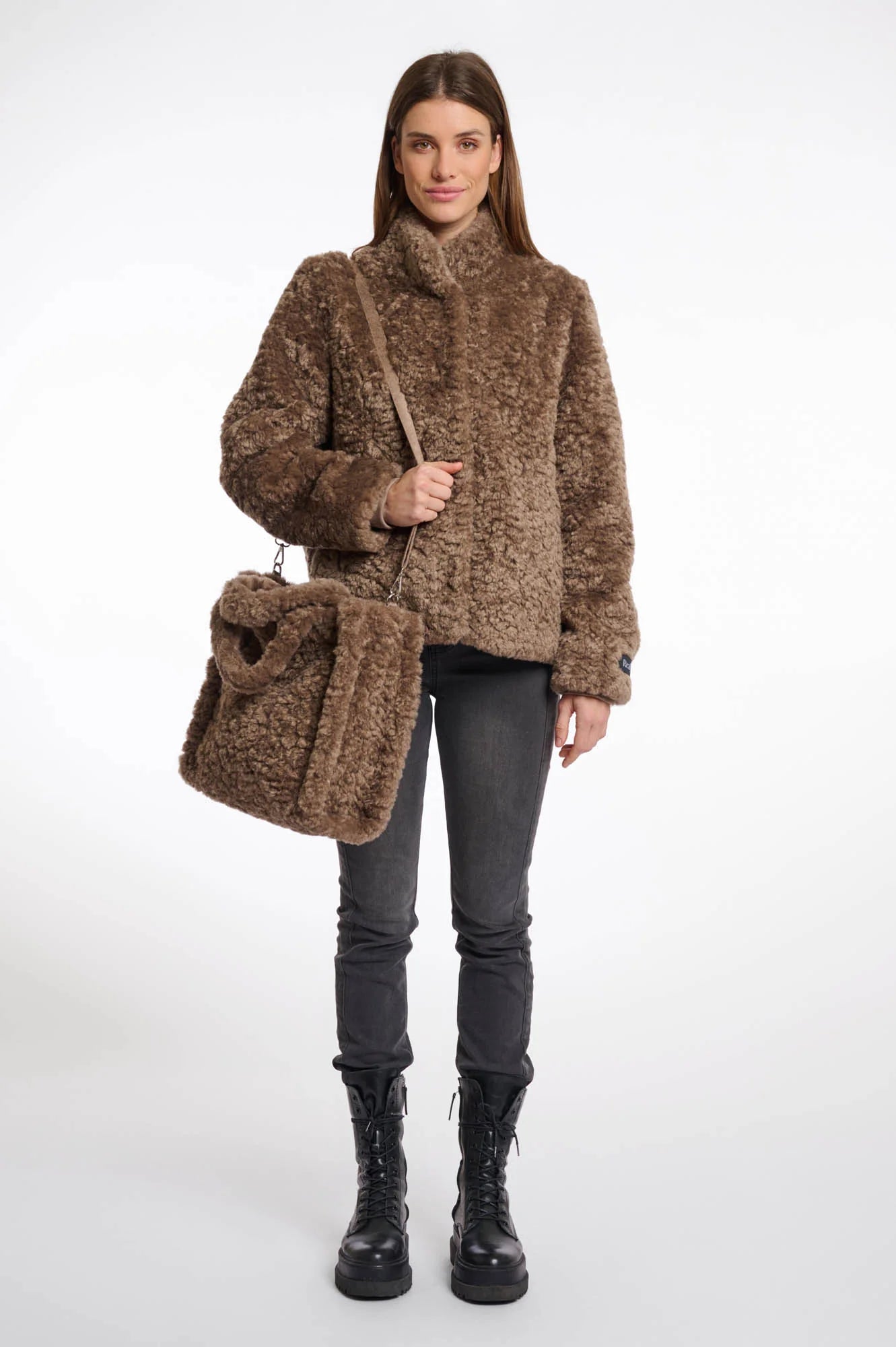 Brax Faux fur shopper - Rino&Pell