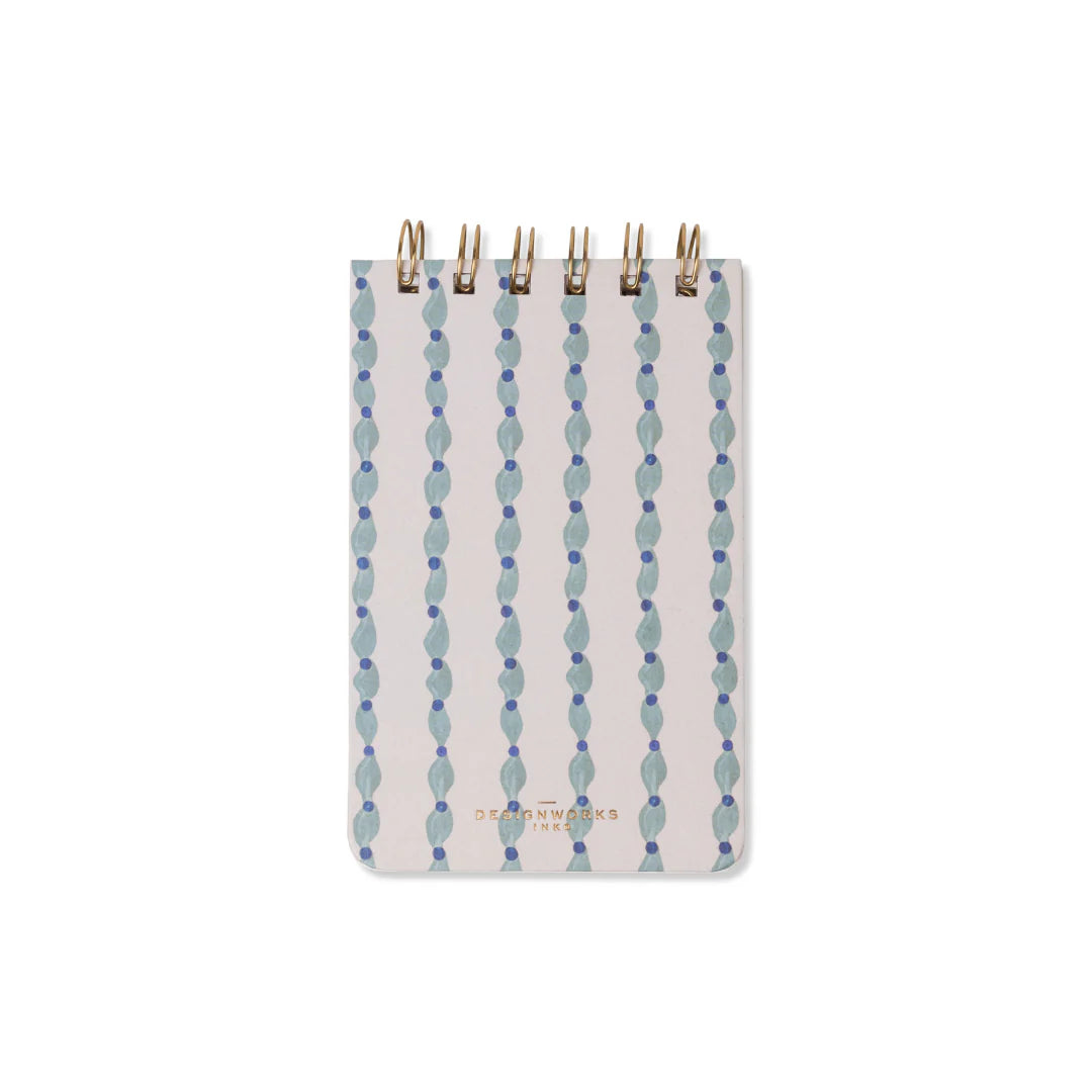Petit bloc-notes wavy blue - Designworks ink
