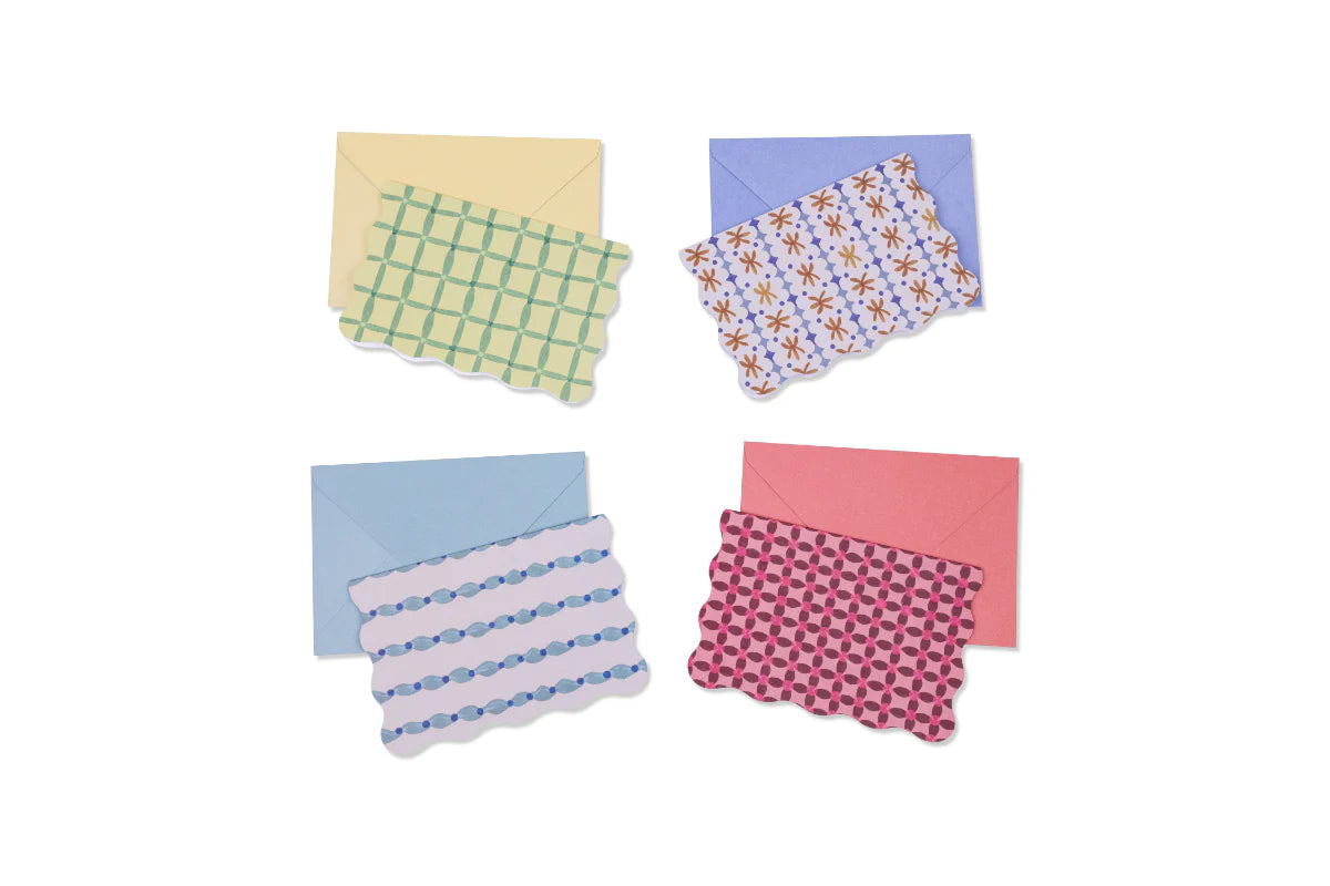 Tulip notecards set of 16 assorted - Designworks ink