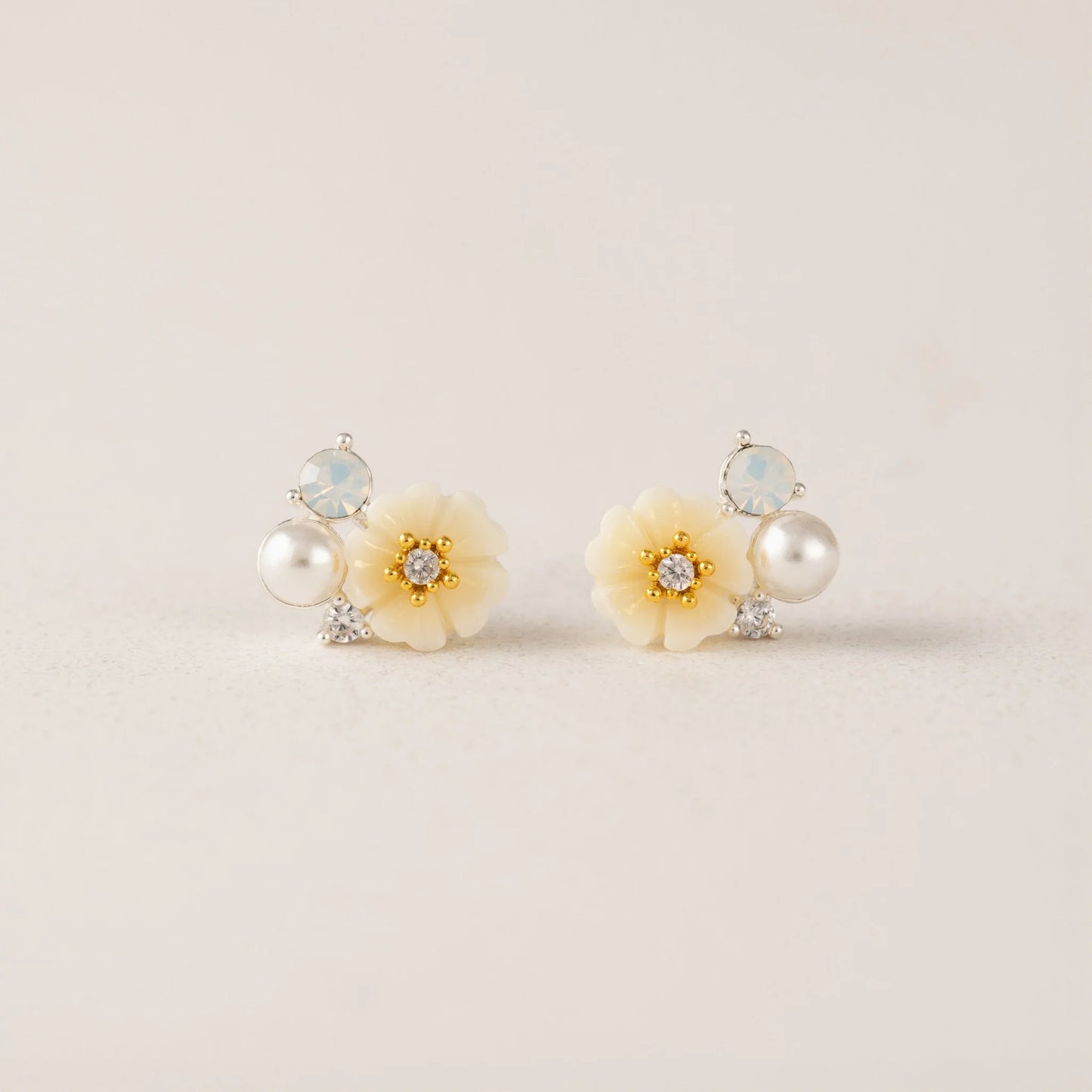 Sweatpea Stud Earrings