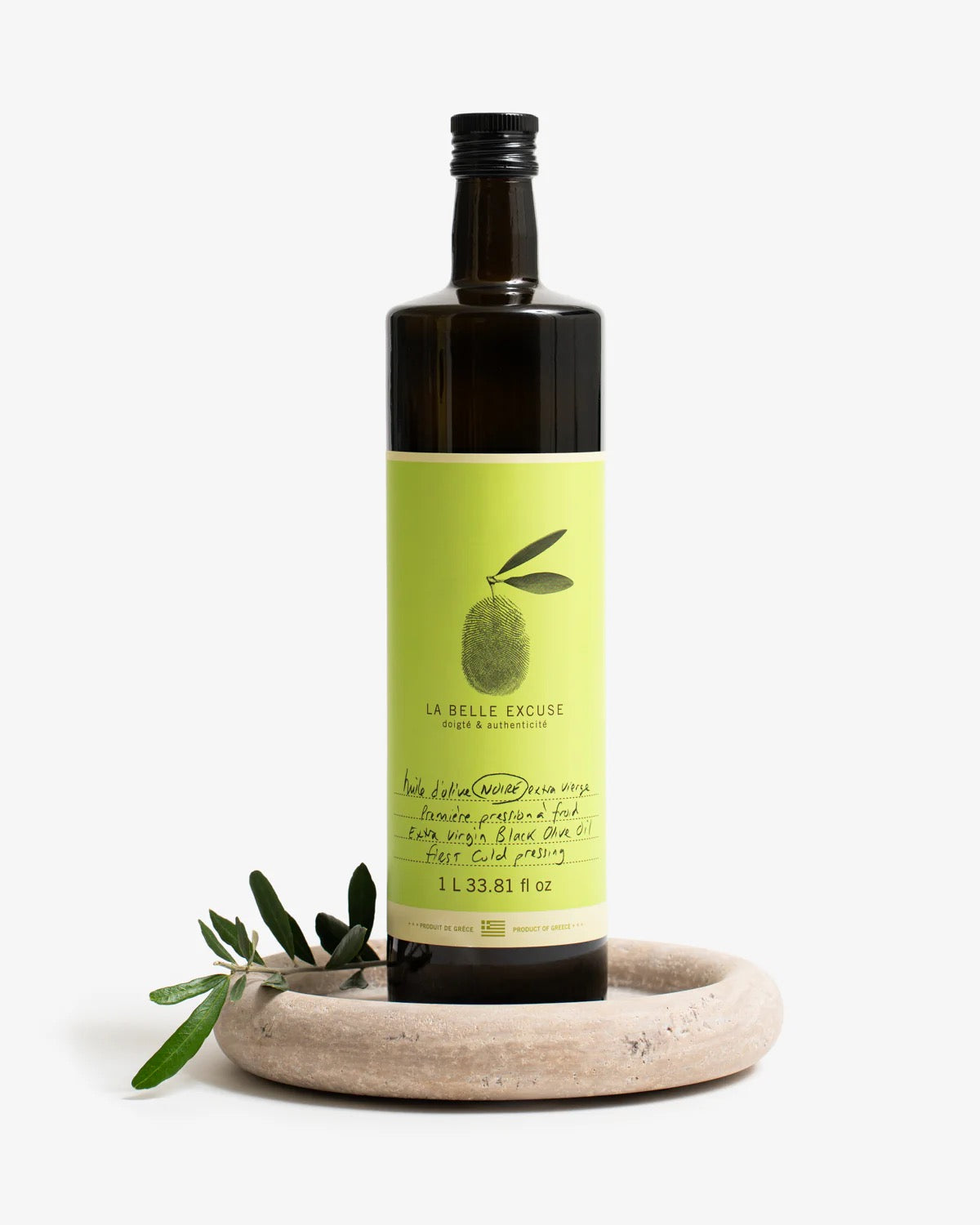 Huile d’olive noire extra vierge 1L - la belle excuse