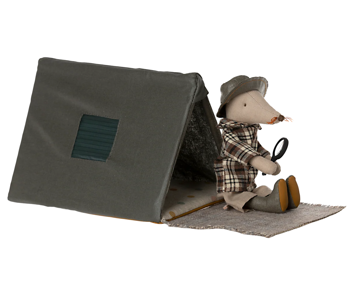 Happy camper single tent mouse - Maileg