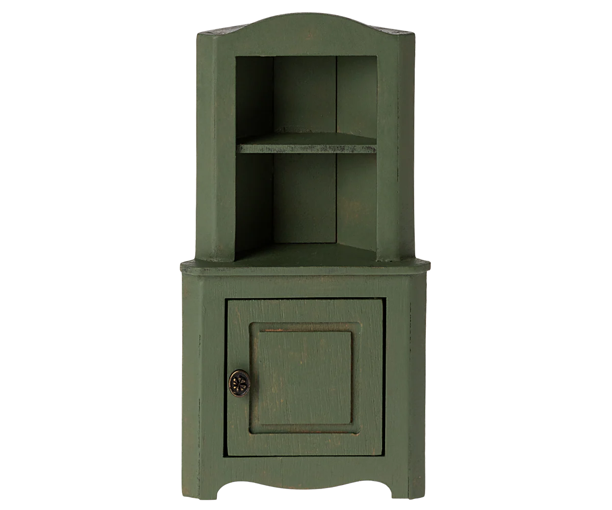 Corner cabinet mouse dark Green - Maileg