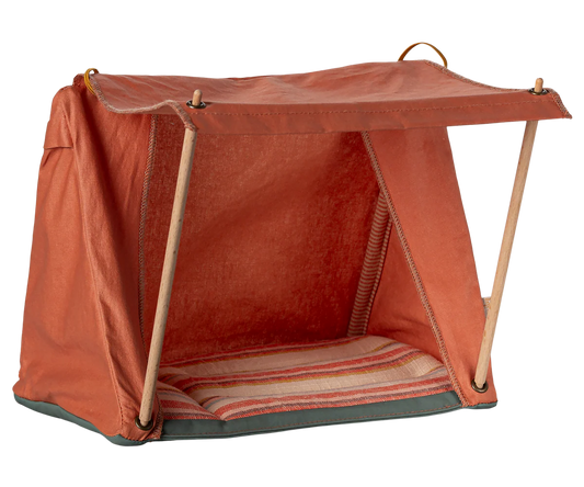 Happy camper tent mouse coral - maileg