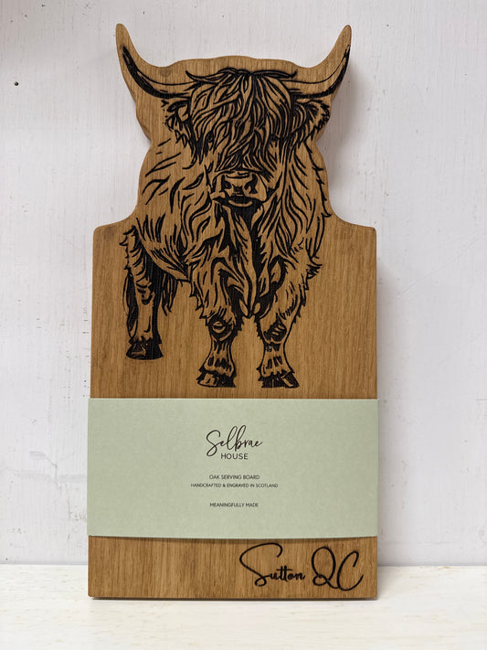 Planche à découper highland cow - Selbrae