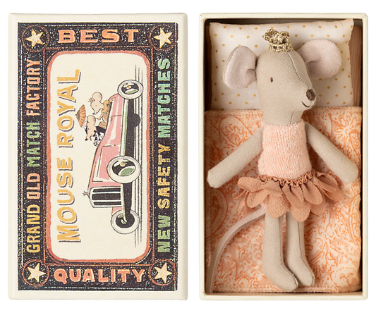 Princess mouse Little sister in matchbox - Maileg