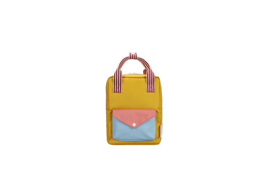 sac a dos petit enveloppe jaune