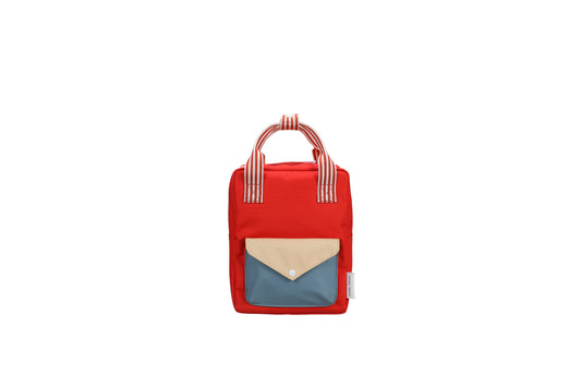 sac a dos petit enveloppe rouge