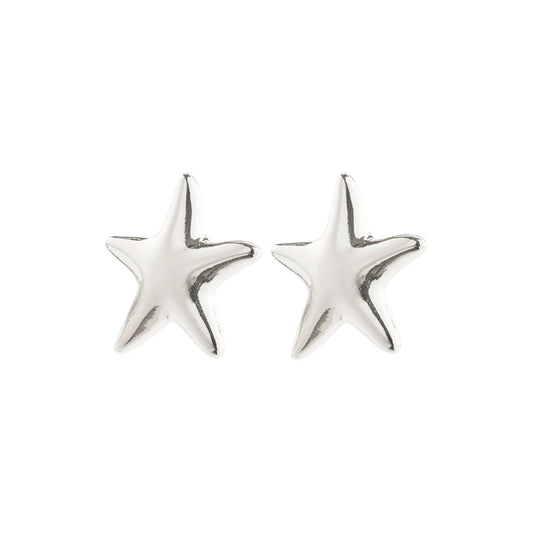 Boucles d’oreilles étoile de mer FORCE argent - Pilgrim