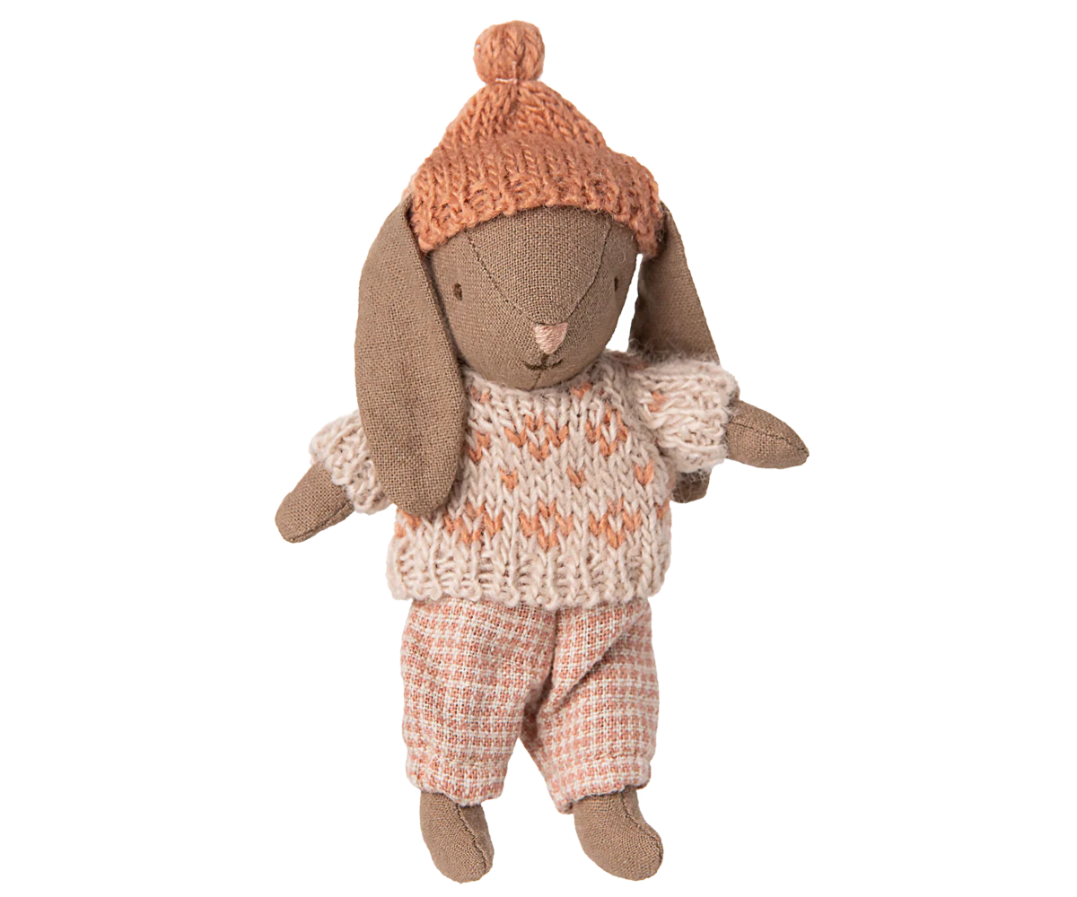 Winter bunny micro Brown rose - Maileg