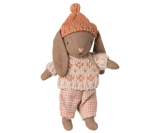 Winter bunny micro Brown rose - Maileg