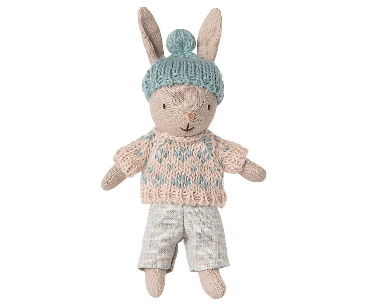 Winter rabbit micro sand mint - Maileg