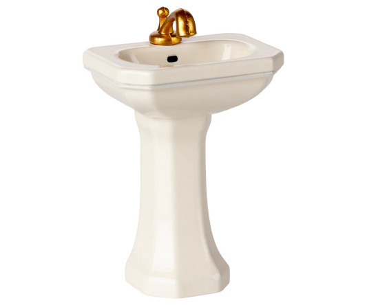 Bathroom sink mouse Off White - Maileg