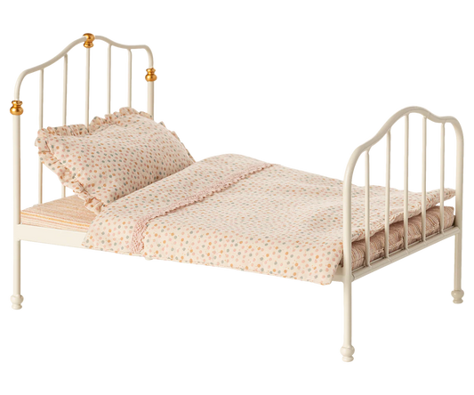 Vintage bed mouse Off White - Maileg