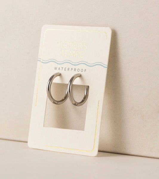 Boucle d’oreille Tube hoop silver - Lover’s Tempo