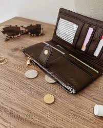 Stella wallet chocolate - Louenhide