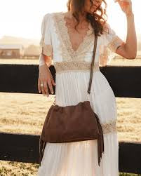 reese shoulder bag chocolate - louenhide