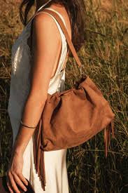 reese shoulder bag chocolate - louenhide