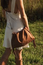 reese shoulder bag chocolate - louenhide