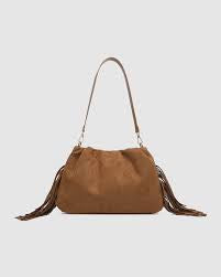reese shoulder bag chocolate - louenhide