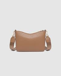 Linda crossbody bag caramel - Louenhide