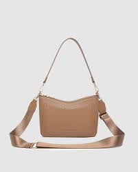 Linda crossbody bag caramel - Louenhide