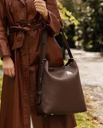 Audrey bucket bag Chocolat - Louenhide