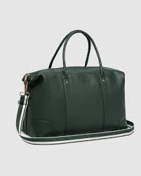 Alexis stripe weekender green - Louenhide