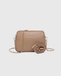Elle crossbody bag coffee - Louenhide