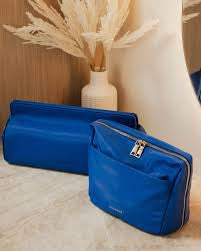 Vanessa cosmetic bag royal blue - Louenhide