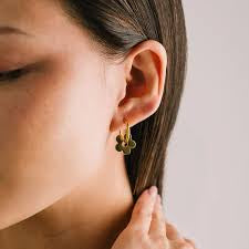 Petal earrings gold - Lovers tempo