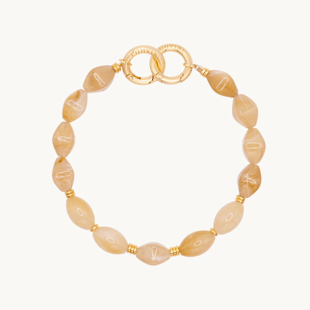 Bracelet rita marron clair - Louvini