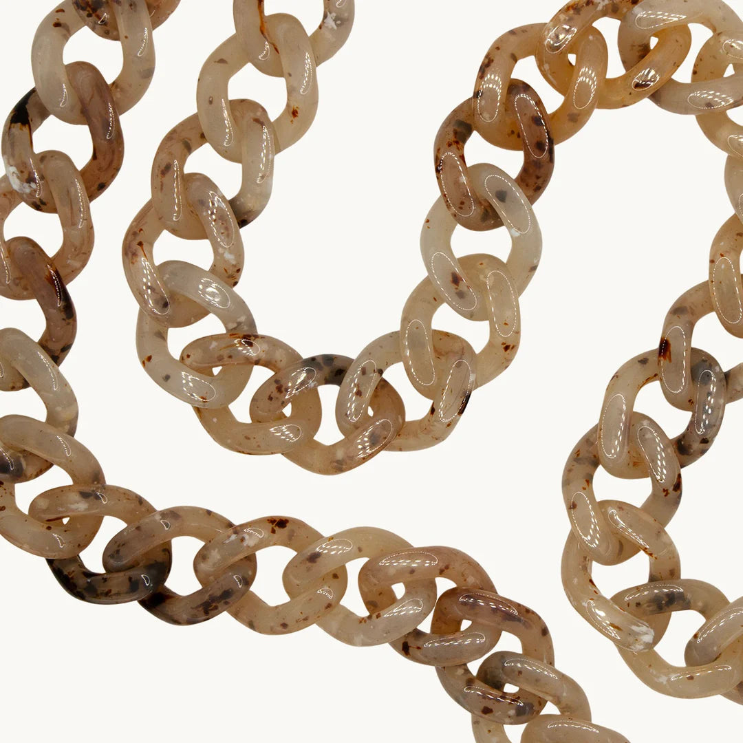 Chaîne Zoé beige écaille - Louvini