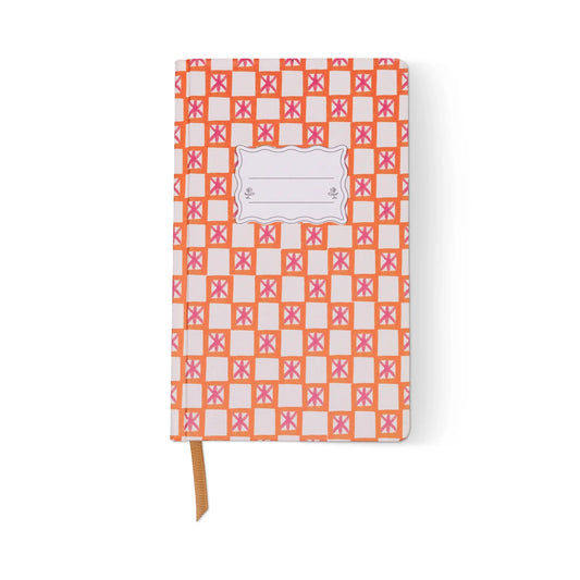 Journal orange check - Designworks ink
