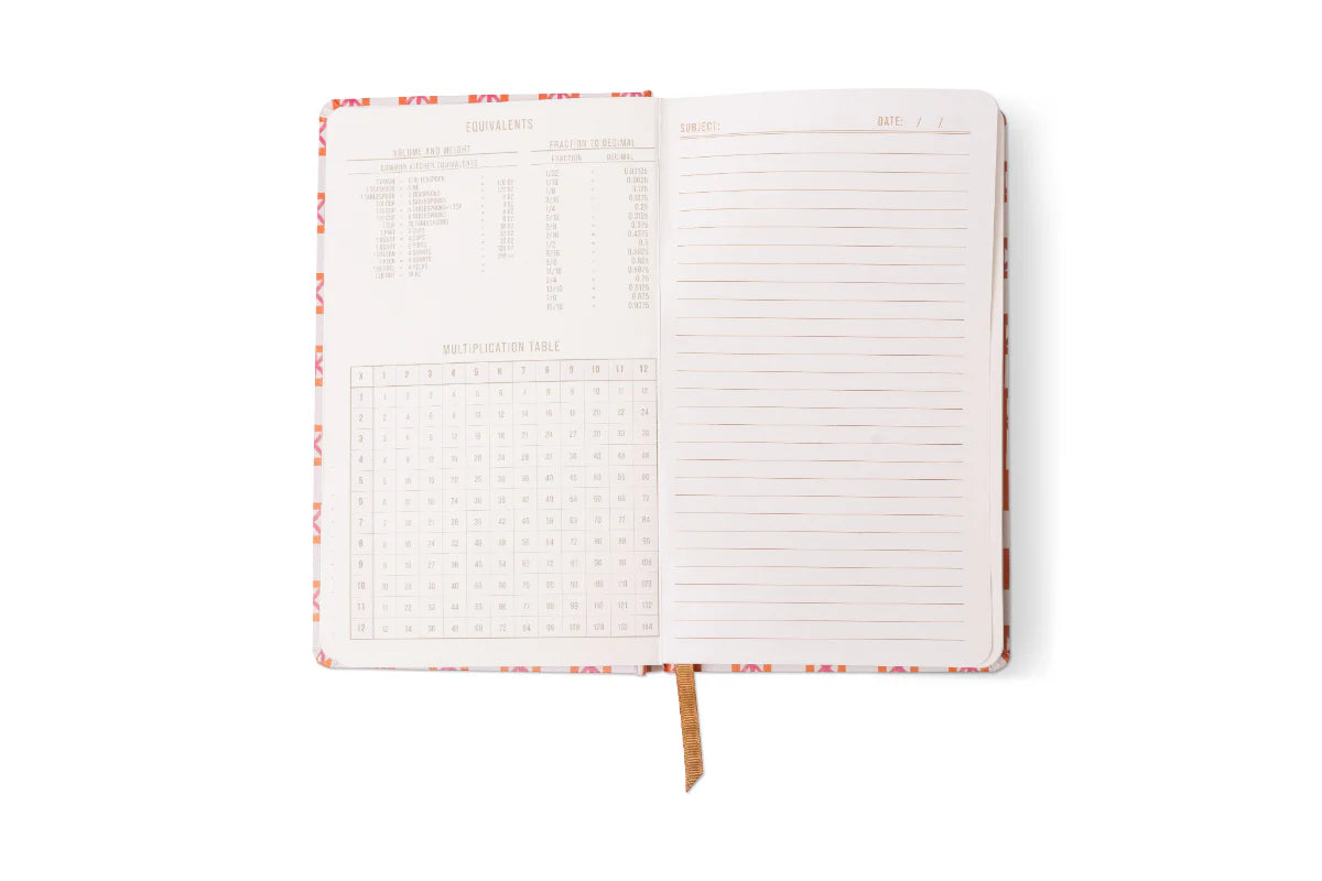 Journal orange check - Designworks ink