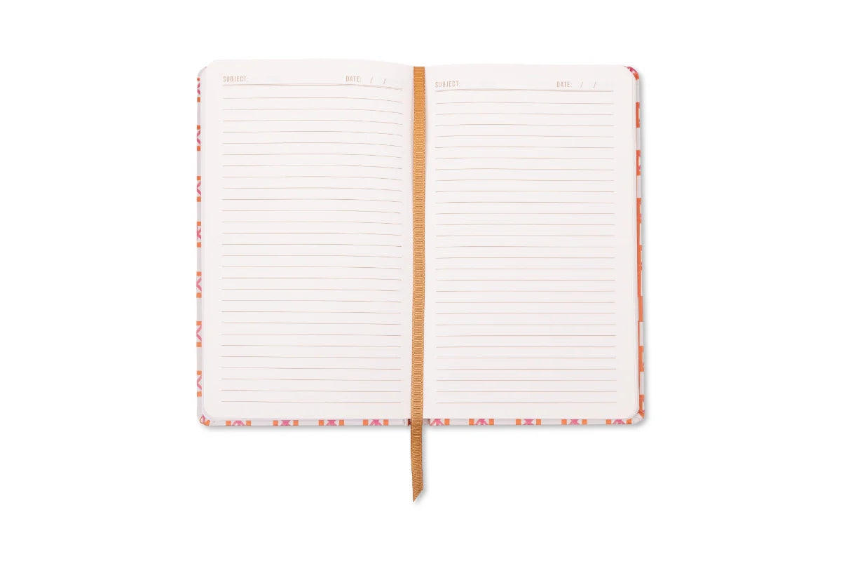 Journal orange check - Designworks ink