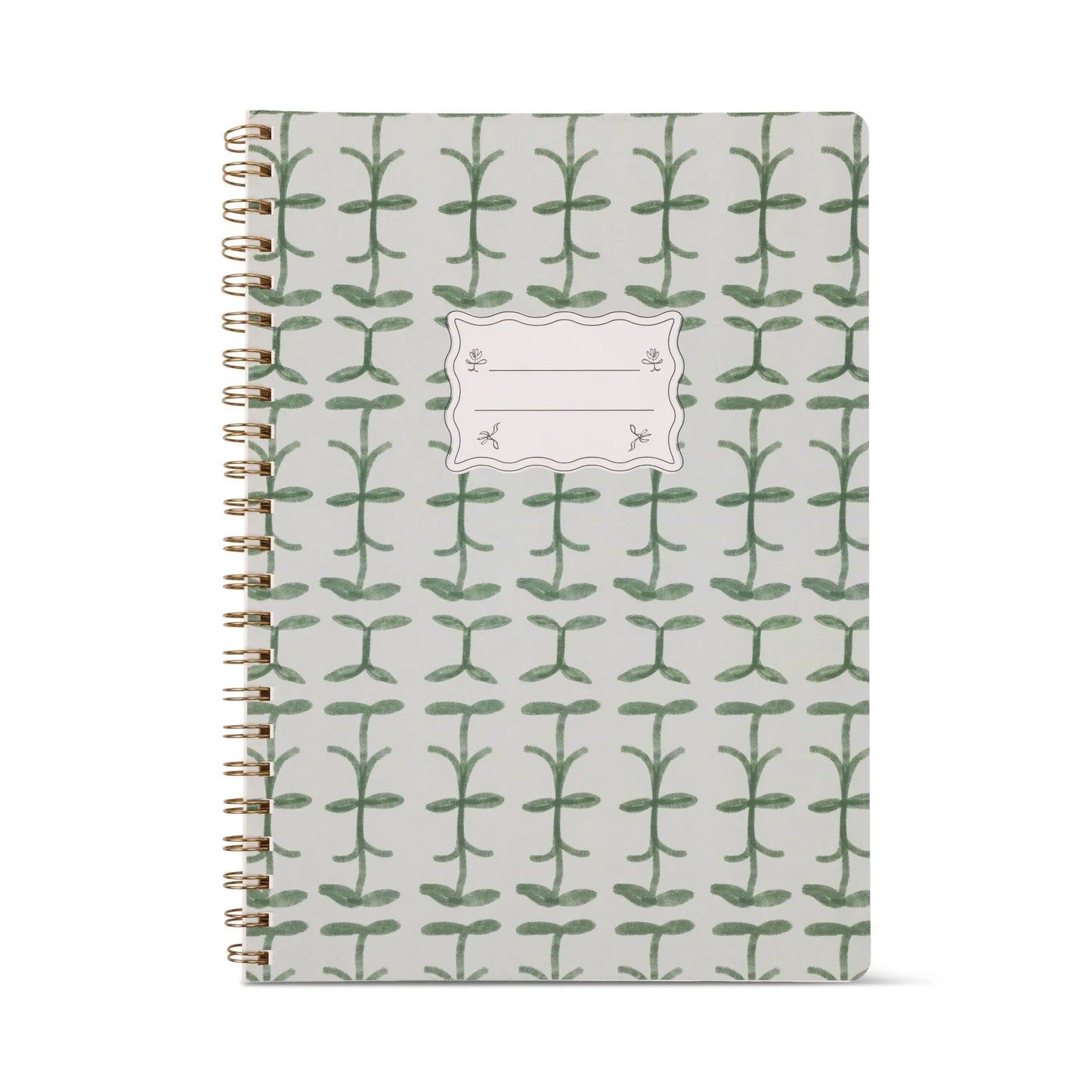 Grand cahier de notes green vines - Designworks ink