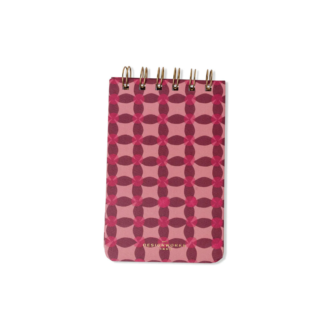 Petit bloc-notes pinwheel pink - Designworks ink