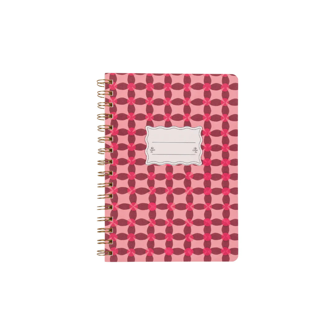 Petit cahier de notes pinwheel pink - Designworks ink
