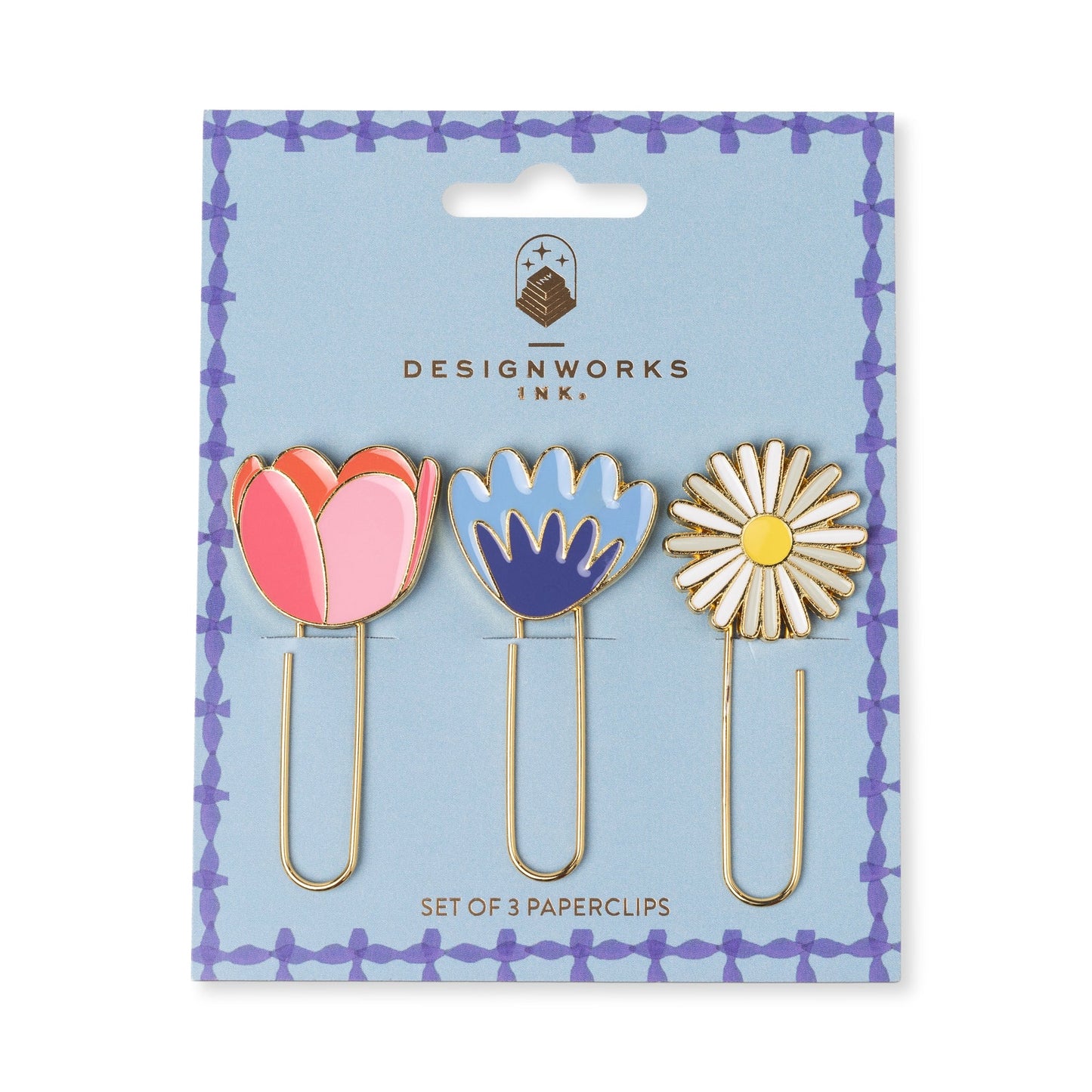 Lot de trois trombones florals - Designworks ink