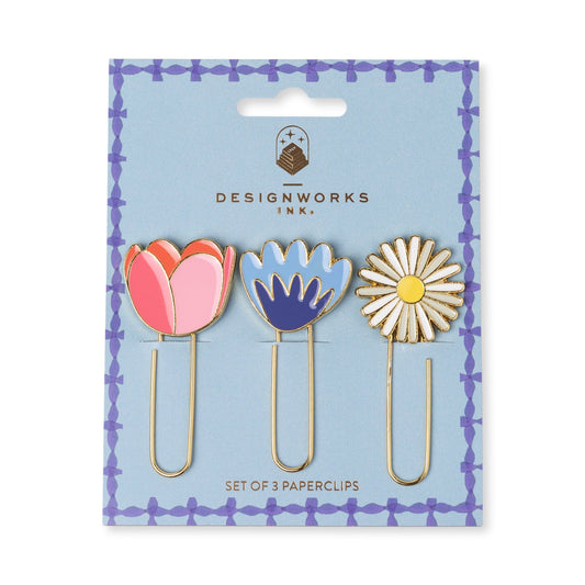 Lot de trois trombones florals - Designworks ink