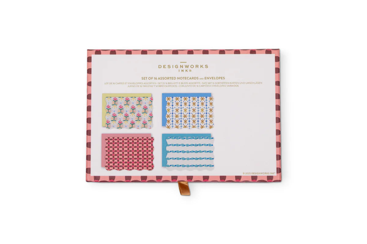 Tulip notecards set of 16 assorted -  Designworks ink