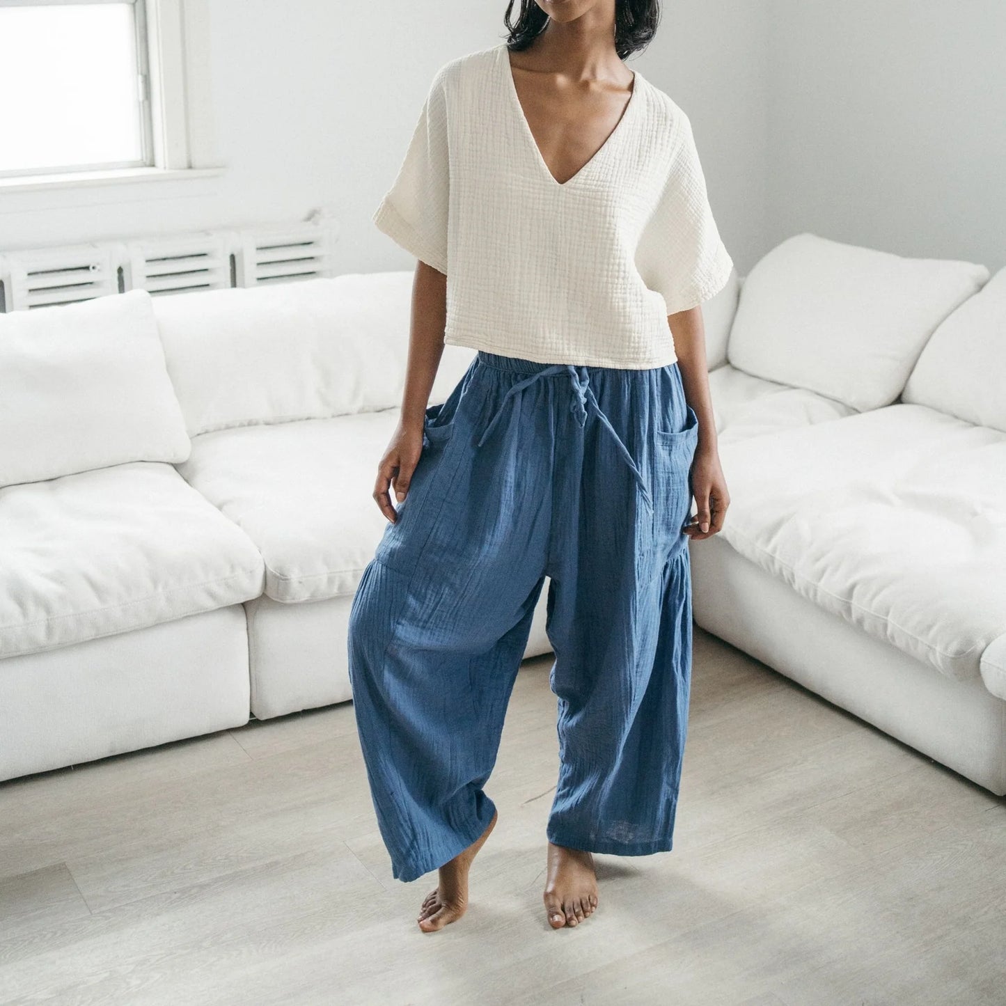 Stevie pants blue indigo
