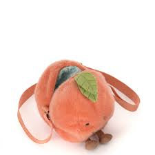 Amuseables Peach Shoulder Bag - Jellycat