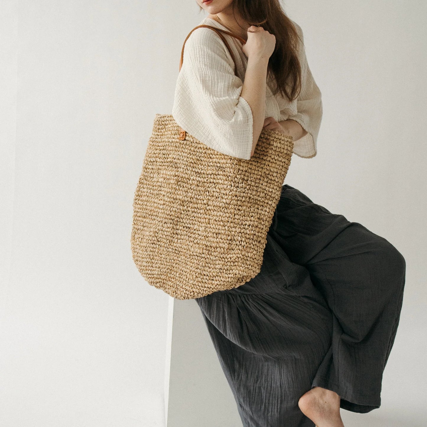 Raffia bag - Natural