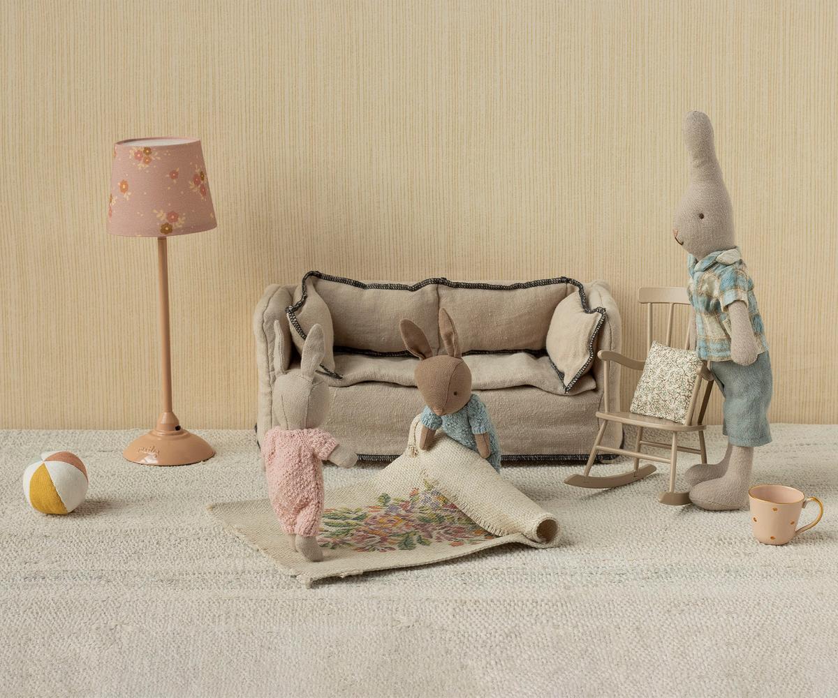 Floor lamp miniature dark powder - Maileg