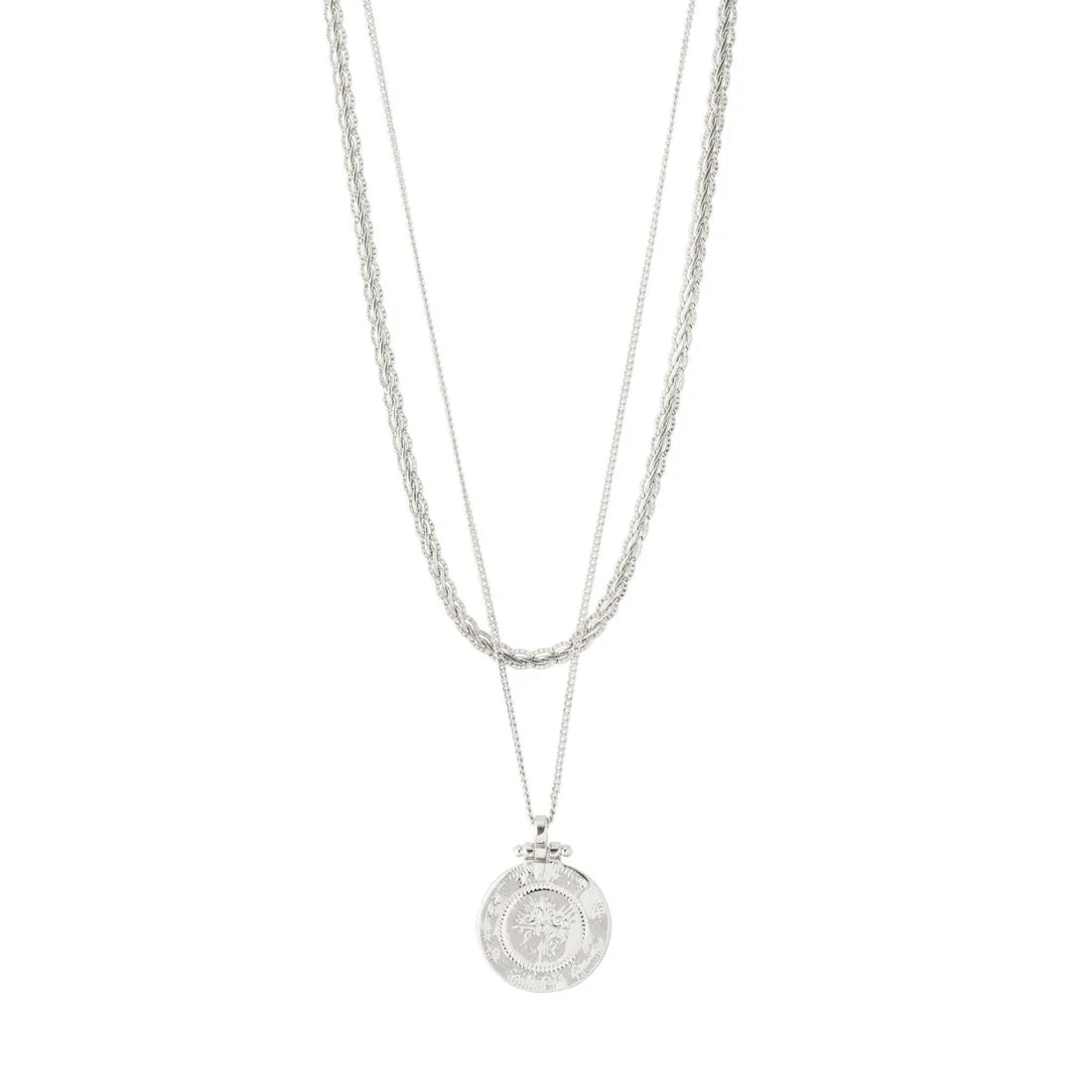 Collier 2 en 1 NOMADE argent - Pilgrim